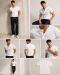 T-shirt Henley Slim Fit - Beesko Style | New Collection 2026